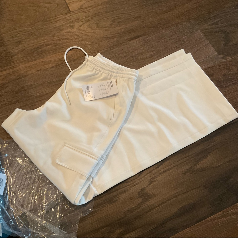 Athleta Off-White Wide-Leg Pants - Picture 12 of 15
